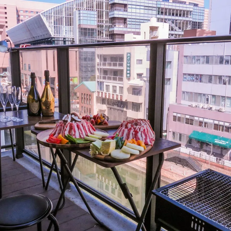 福岡博多中洲テラスBBQ専門店ビアガーデン✖︎海鮮 - メイン